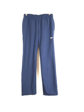 Speedo Water Resistant Jogging Pants Lined Navy Pockets Men's XS